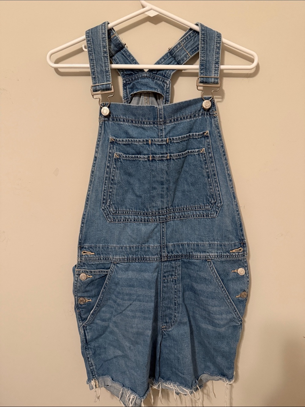 Gap JEAN Short Overalls Size Medium